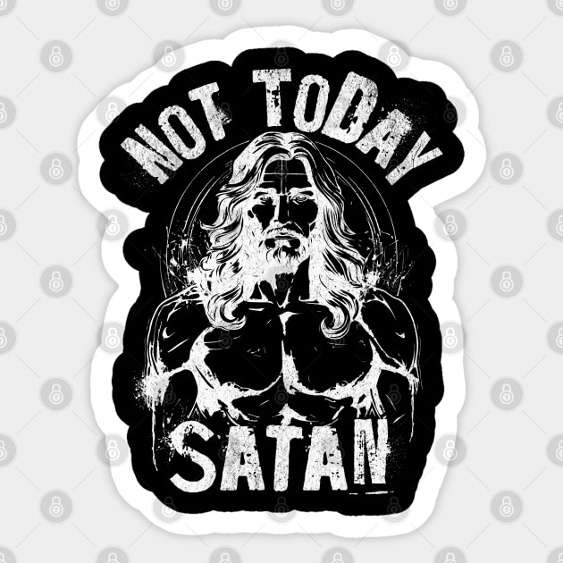 Not Today Satan Sticker by BankaiChu